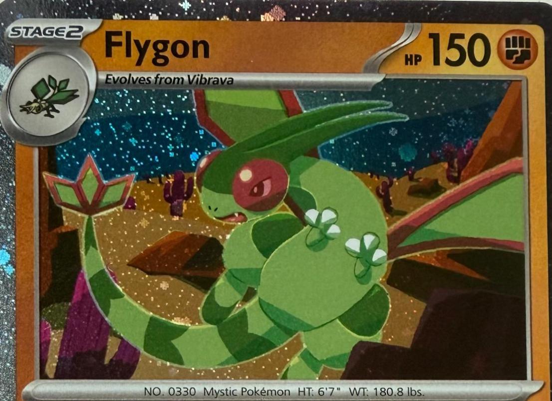 Phantasmal Flames Flygon [Cosmos-Holo] Pokémon card